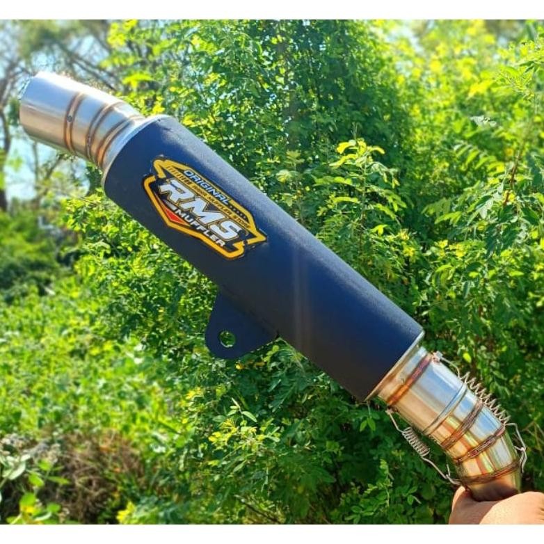 Original Slincer Knalpot Rms Samlong Black Hitam For Mio Scopy Beat Mio Murah