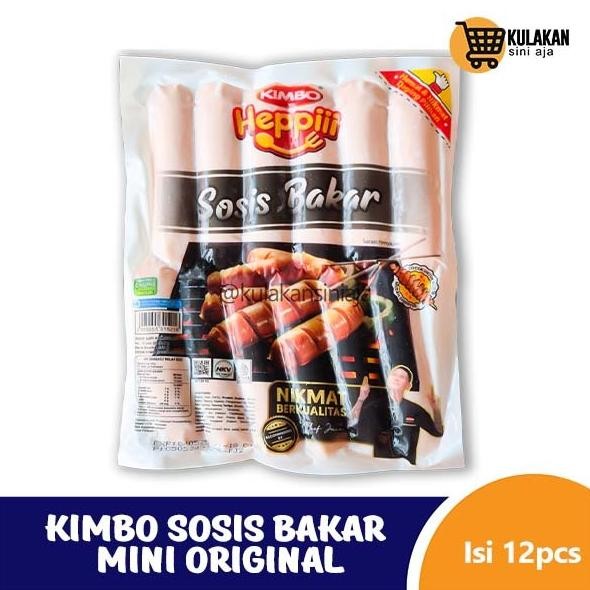 

Kimbo Heppiii Sosis Bakar Mini Original Isi 12 Pcs - 550gr Nugi