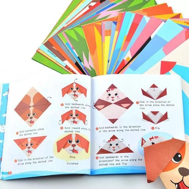 

Kuke Sale - Viralkan85 Origami 3D Isi 108 Permainan Mainan Kertas Lipat 3D Kertas Origami Warna Origami Hewan O005 Jk-54
