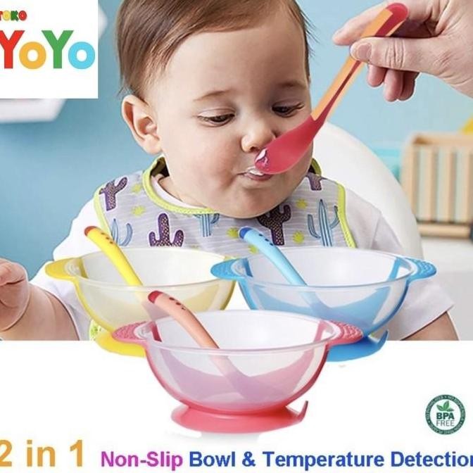 Mangkuk/Mangkok Bayi Anti Tumpah