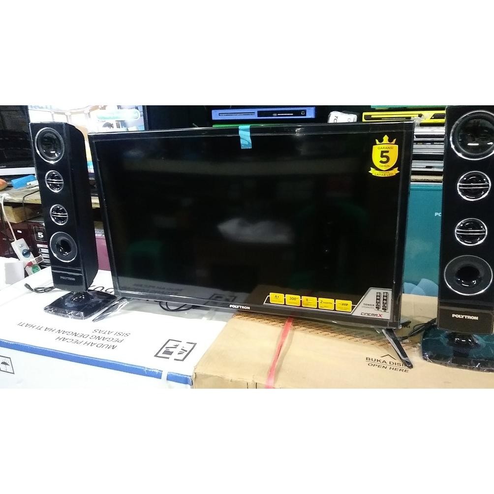 Led Tv Polytron PLD 32TV1755 PLD32TV1755 32 TV 1755 32 inch 32inch 32 inch Digital Speaker Tower Nug