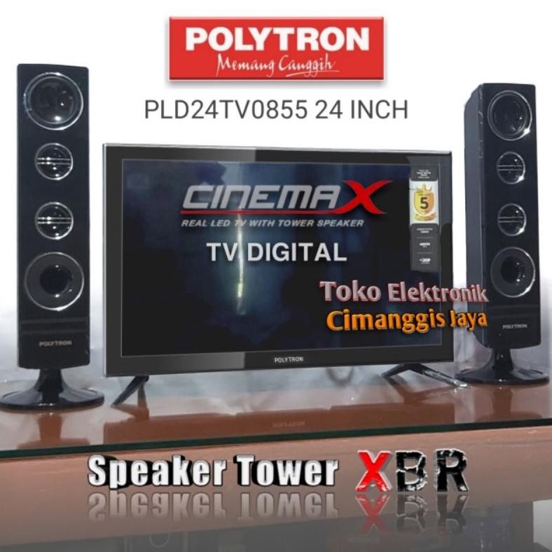 TV LED Polytron 24 Inch Cinemax Digital HD HDMI Nugi
