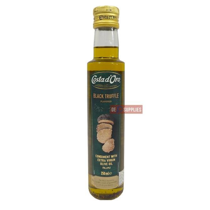 

Costa D'Oro Black Truffle Olive Oil 250Ml - Minyak Zaitun Truffle Italia Premium Diskon!