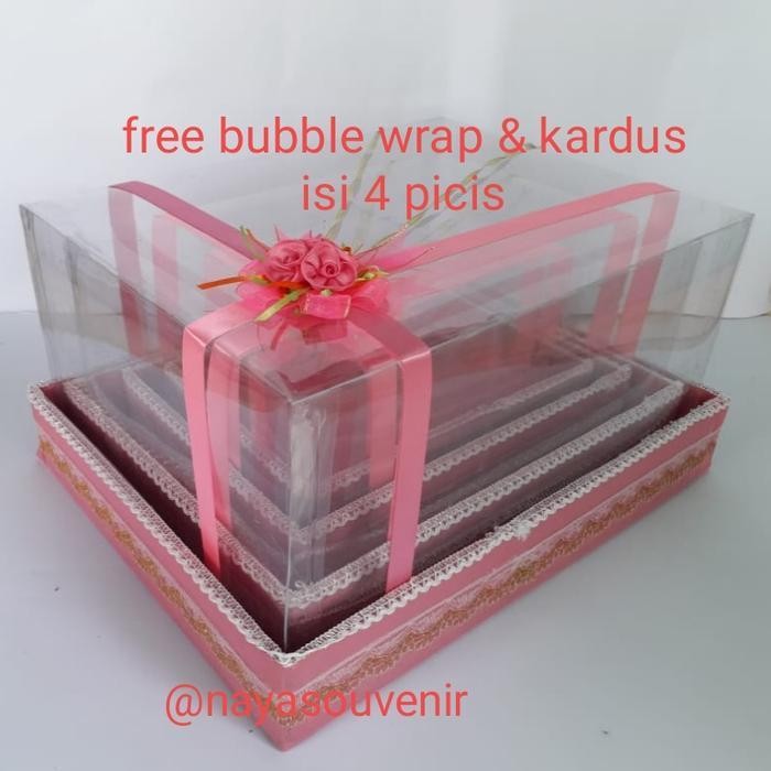 

Bis Kotak Hantaran Seserahan Pernikahan Set Mika Lengkap Isi 4 Box Parsel