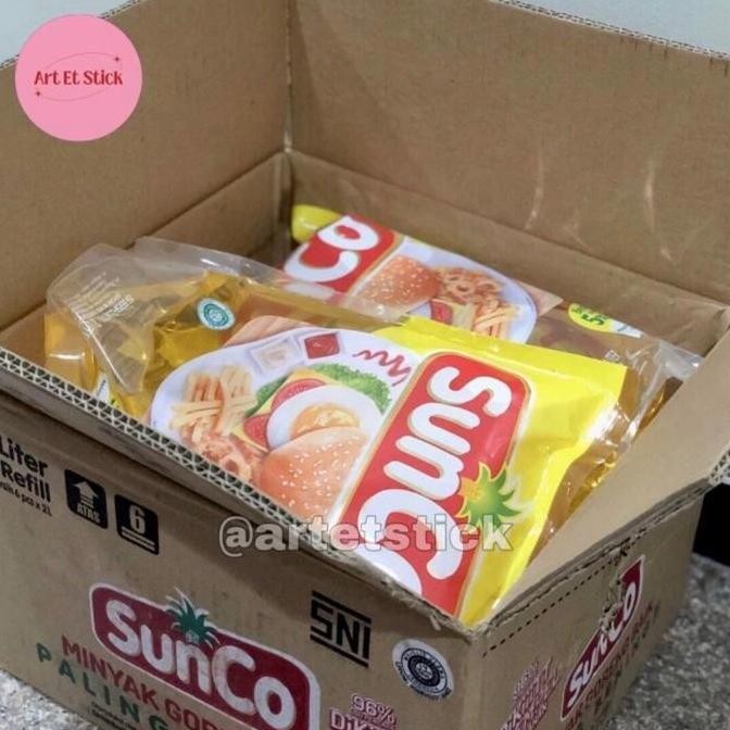 

Sunco Minyak Goreng 2 Liter Refill - 1 Dus Isi 6 Pouch Ekonomis Diskon!