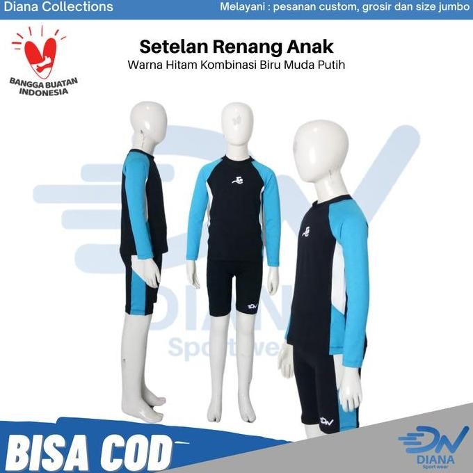 Baju Setelan Renang Anak Laki Laki | Baju Renang Anak Panjang