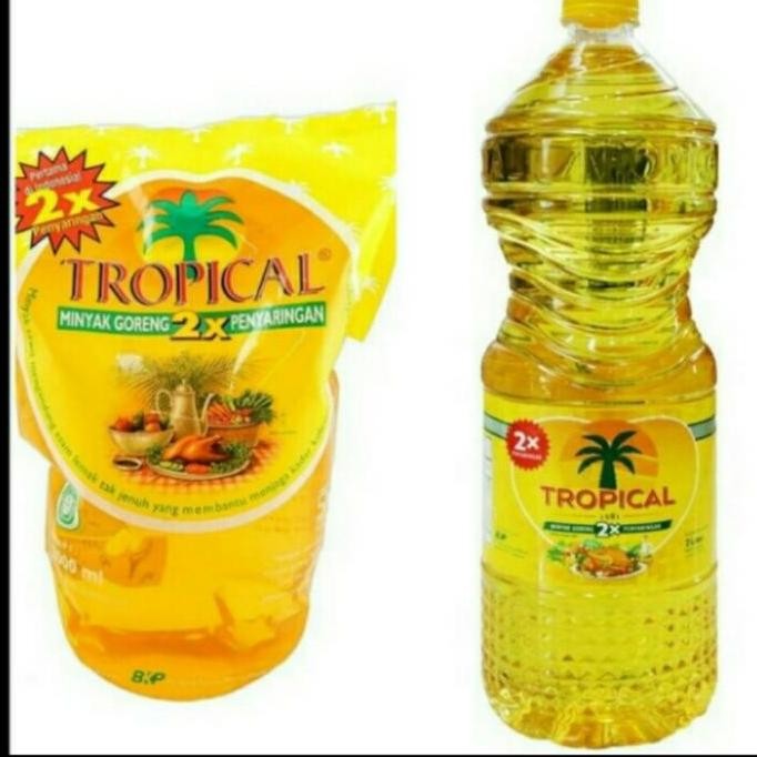 

Minyak Goreng Tropical 2 Liter - Minyak Goreng Sawit Botol Diskon!