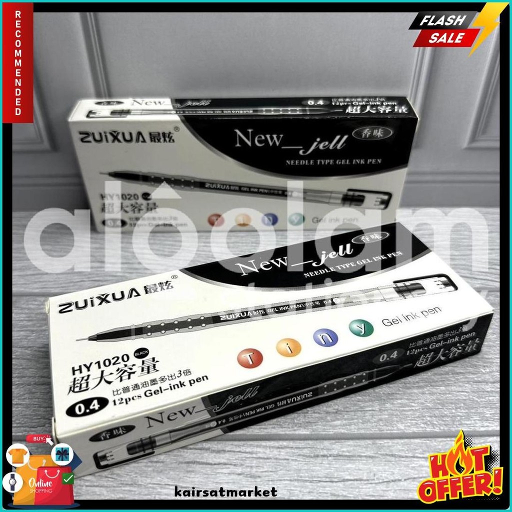 

Selusin ( 12 Pcs ) New Gel Pulpen Zuixua 0.4 Mm Gel Pen Zuixua / Van-Art 0.4Mm Terlaris! Produk Ini Banyak Dicari