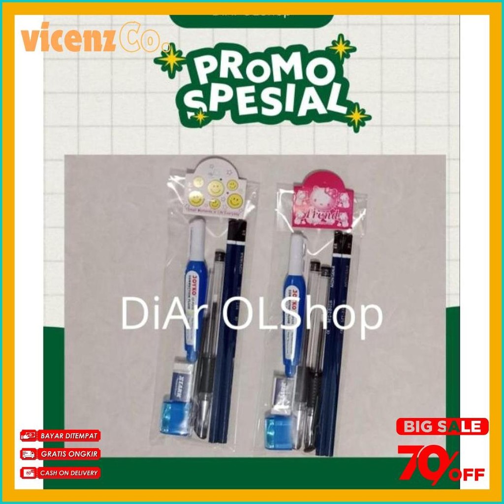 

Paket Alat Tulis Sekolah Ekonomis Lengkap Murah Diskon