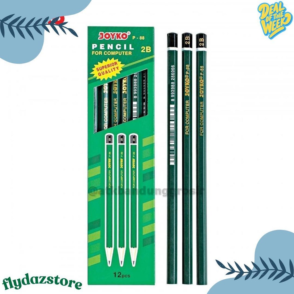 

Pensil Joyko P 88 2B Pensil Ujian Hexagonal - 1 Pack Flash Sale! Diskon Hingga 70%