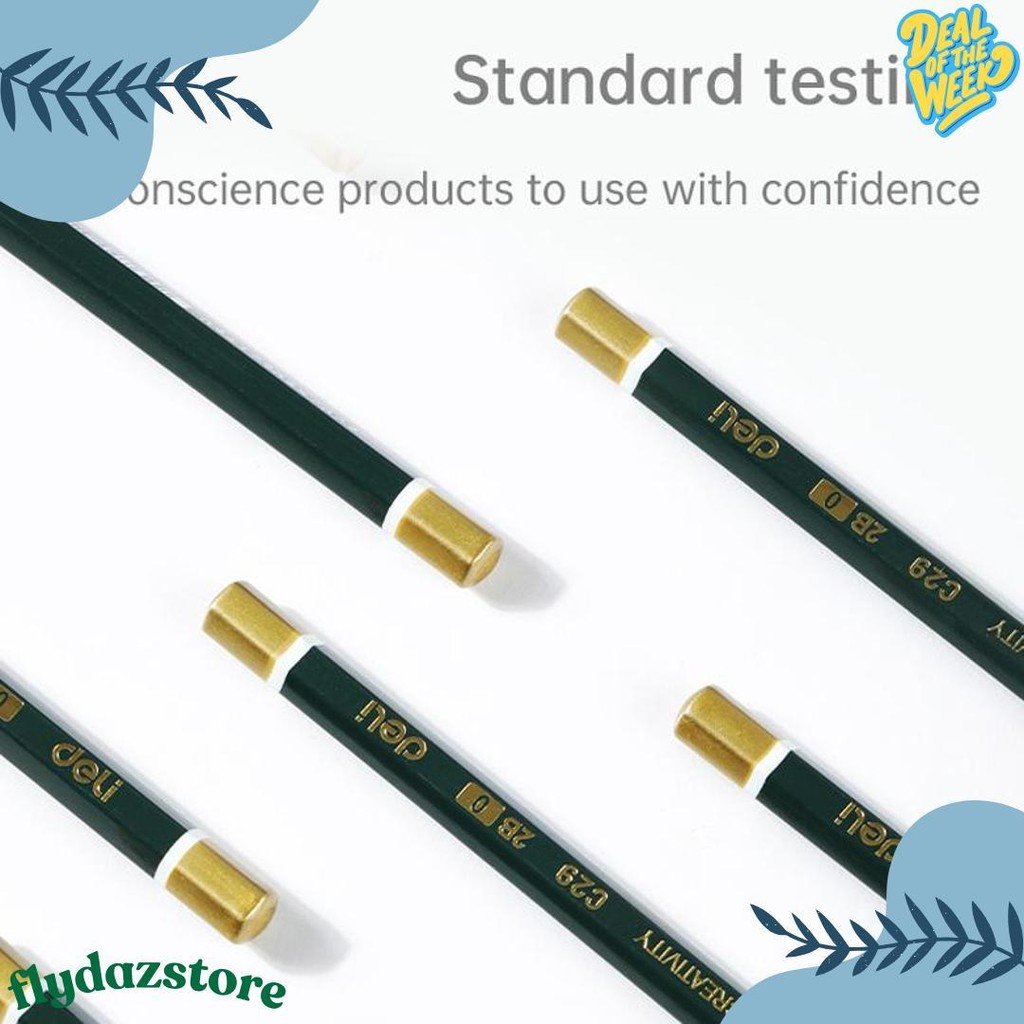 

Deli Graphite Pencil / Pensil Kayu 2B Isi 12 Nyaman Digenggam Ec29 Flash Sale! Diskon Hingga 70%