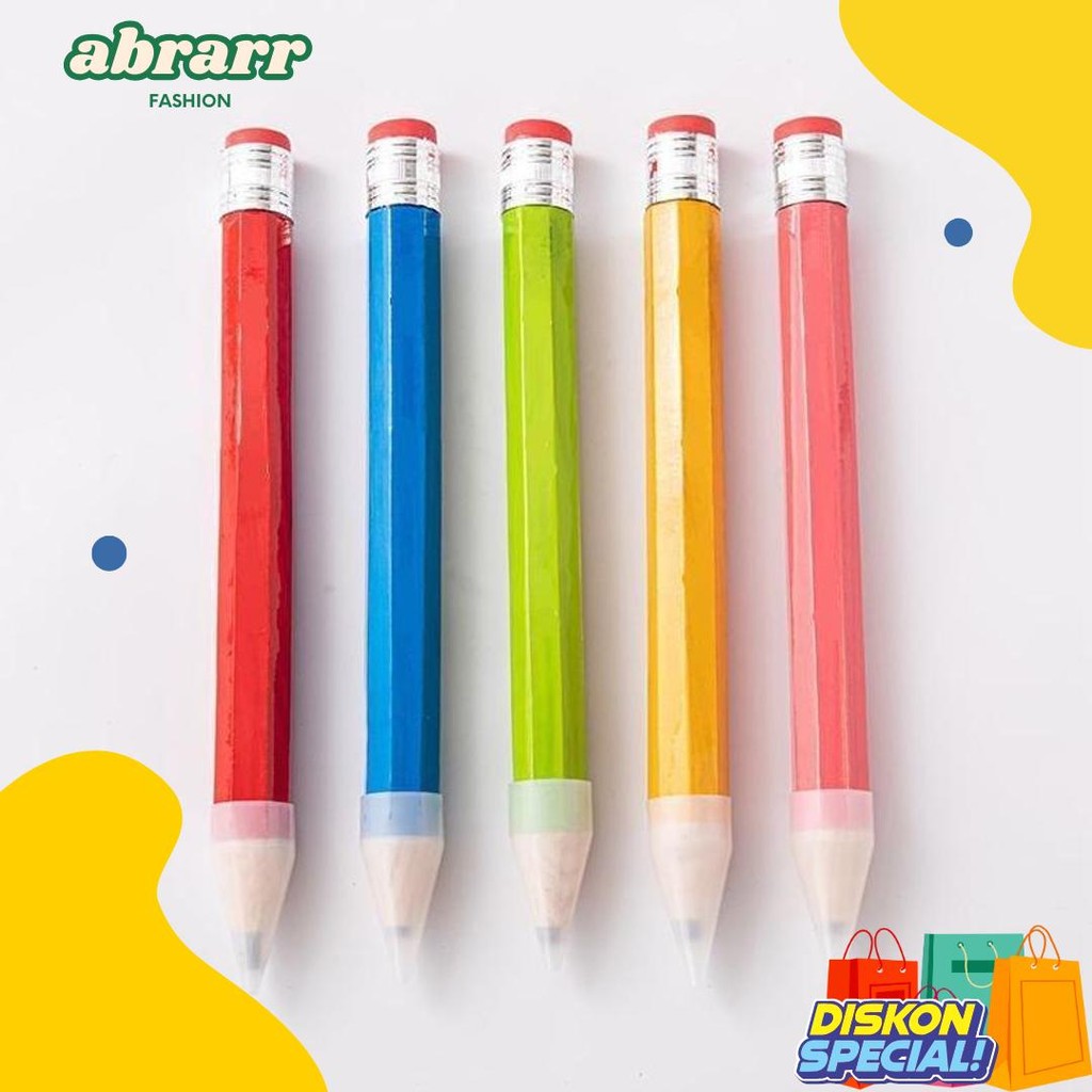 

Bliss 33 Cm Pensil Jumbo Besar Mainan Pencil Pensil Jumbo Hiasan Photo Kado Alat Tulis Anak-Anak Diskon Setengah Harga