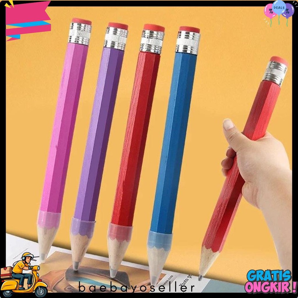 

Babee Toy Alat Tulis Lucu 34Cm Pencil Pensil Jumbo Pencil Pensil Anak Mainan Diskon Setengah Harga