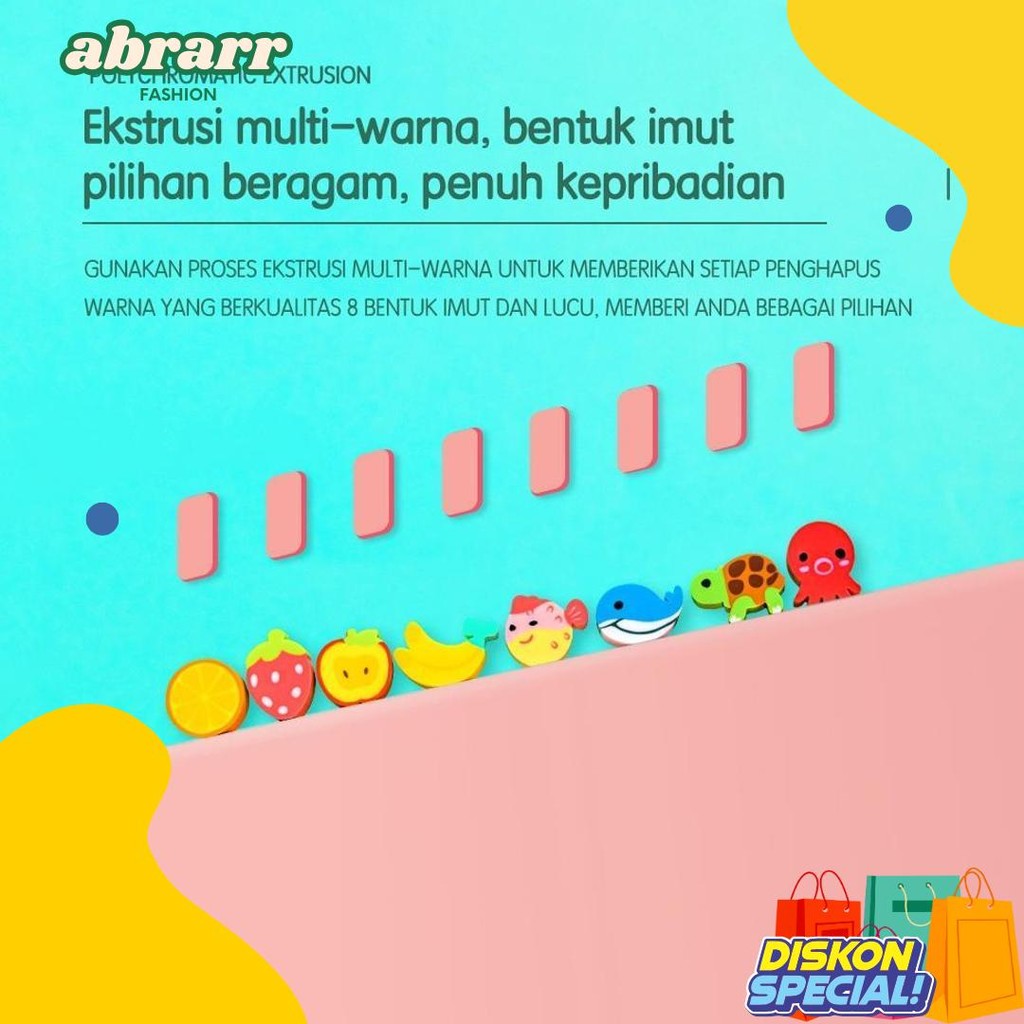 

Deli School Eraser / Penghapus Hapusan Buah Dan Binatang Lucu Isi 20 7533 Terlengkap Dan Termurah
