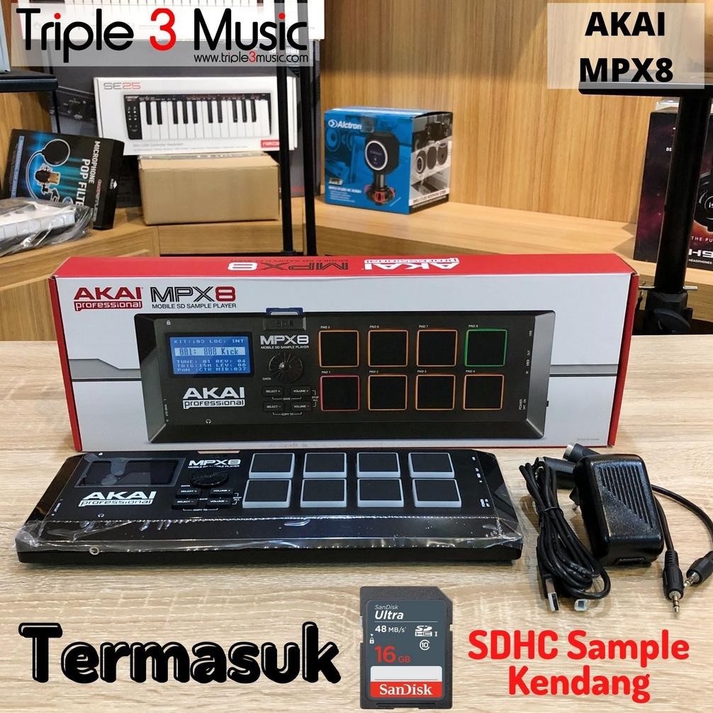 AKAI MPX8 MPX 8 Kendang Digital Sample pad player Nugi