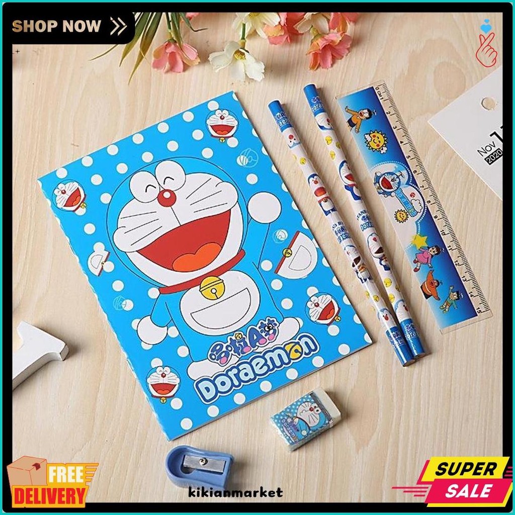 

Stationery Set 6 In 1 Free Alat Tulis Beserta Bag Untuk Anak Sekolah Terlaris! Produk Ini Banyak Dicari