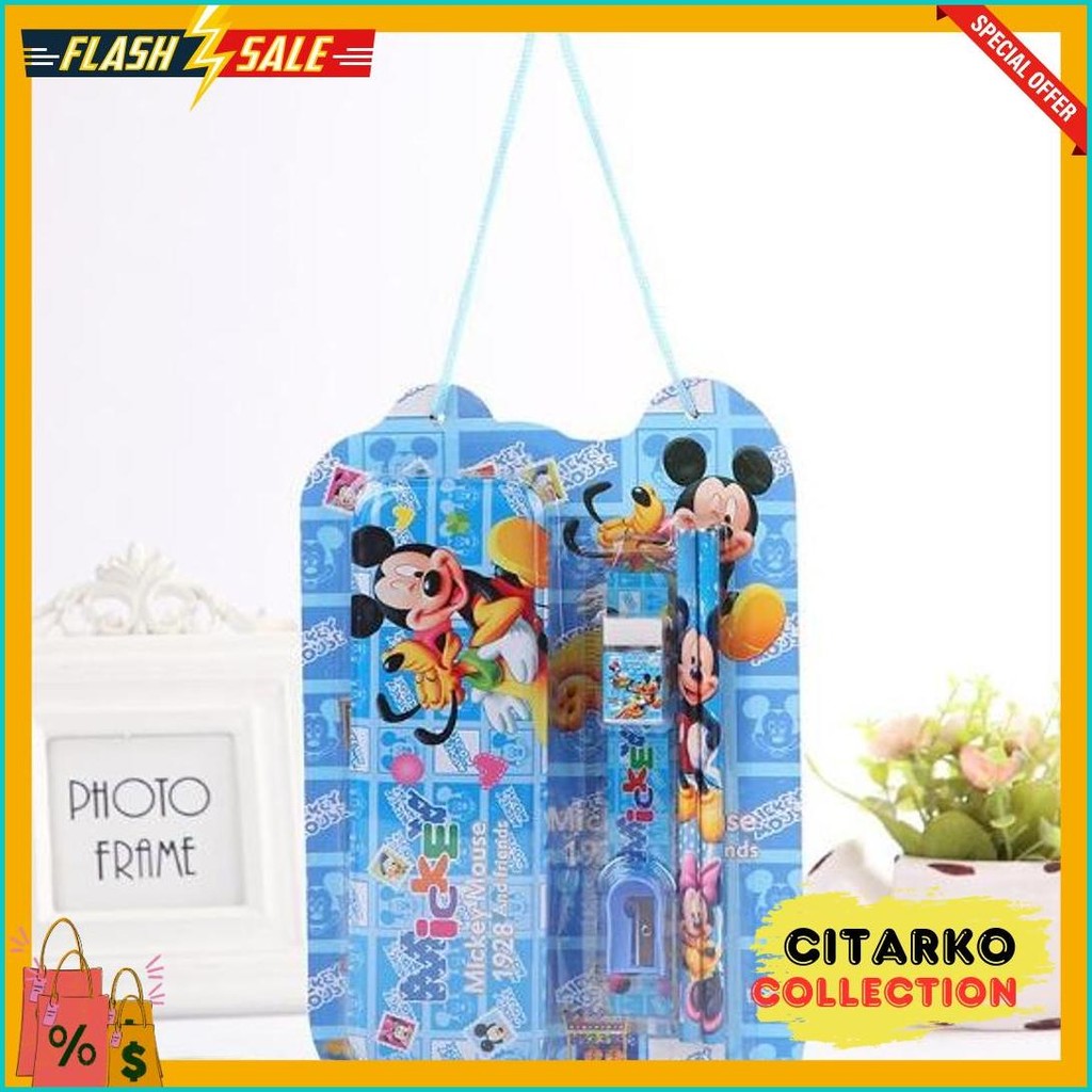 

Ijn Mini Stationery Set Alat Tulis Sekolah 6 In 1 Karakter Lucu Tempat Pensil Flash Sale! Diskon Hingga 70%