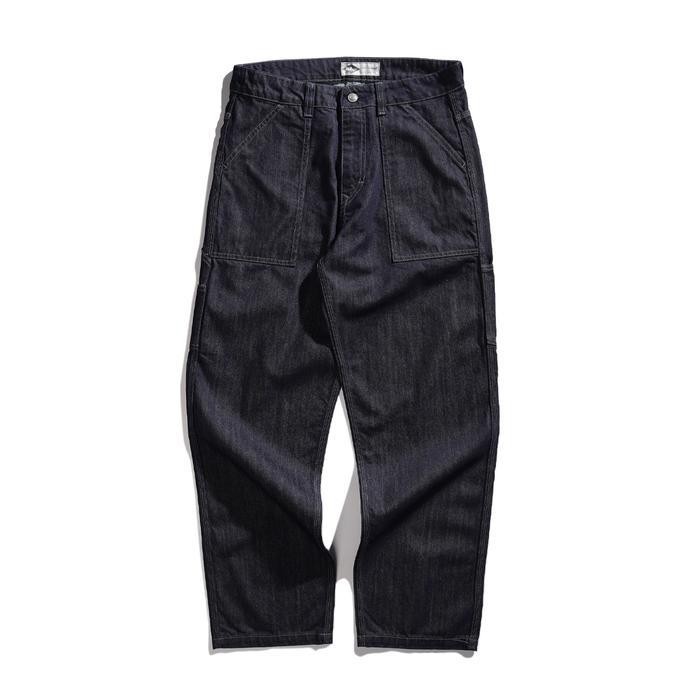 Oms Lee Cooper Straight Fit Long Pants Carpenter Raw-Medium Rinse Blue