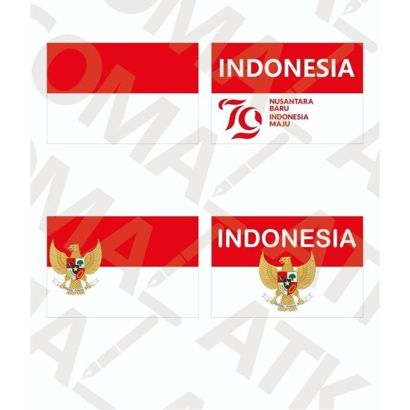 

Lmp 20 Pcs Stiker Pipi Merah Putih / Bendera Pipi / Tempelan Pipi Merah Putih