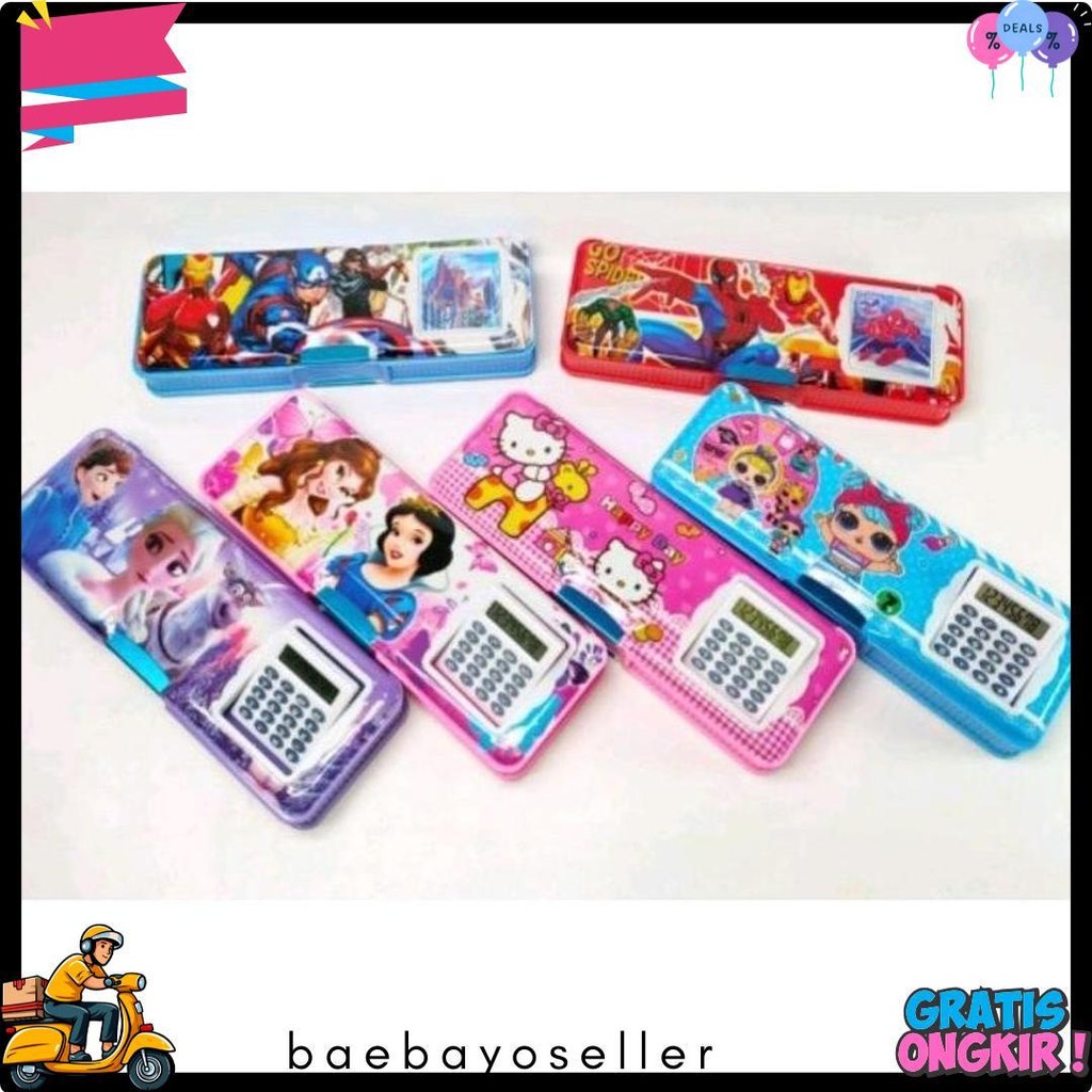 

Kotak Pensil Magnet Kalkulator / Serutan Karakter / Kotak Pensil Magnet / Kalkulator Fancy Karakter Terlaris! Produk Ini Banyak Dicari