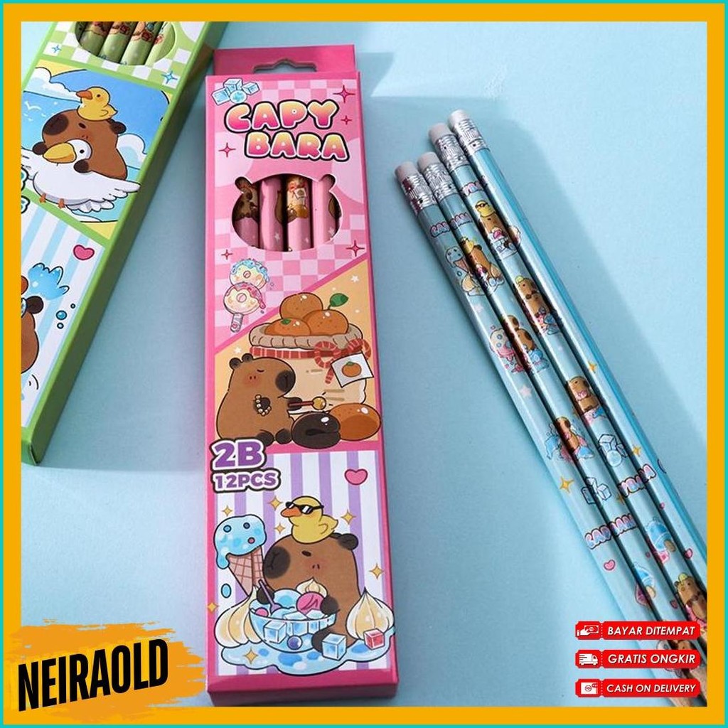

Pensil 2B Motif Lucu / 12 Pcs Pensil Motif Astronot Capybara Dan Warna / 1 Lusin Pensil Motif Terlaris! Produk Ini Banyak Dicari