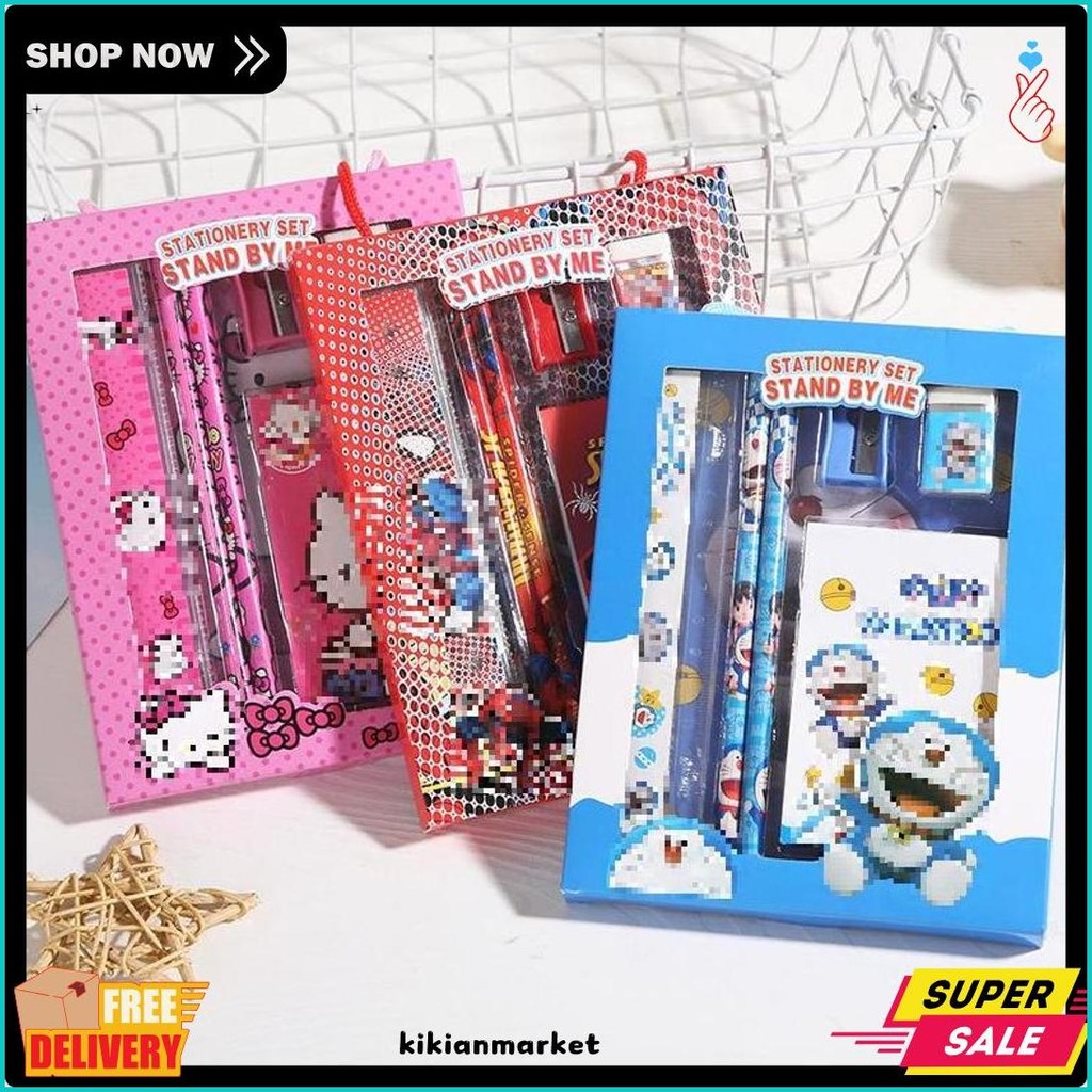 

Dp Alat Tulis Set 6In1 Stationery Set Karakter Lucu Set Perlengkapan Alat Tulis Cute Sekolah Anak-Anak Tk Terlaris! Produk Ini Banyak Dicari