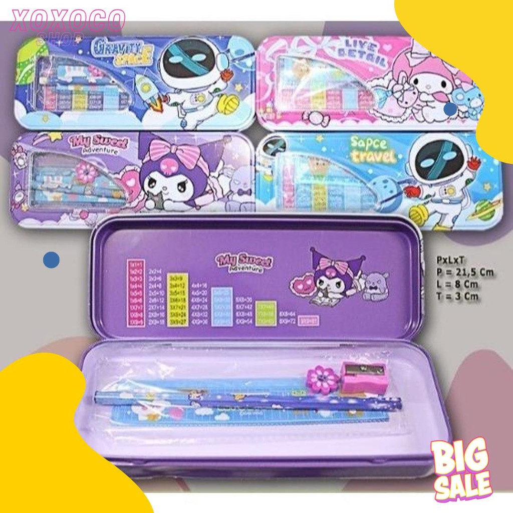 

Kotak Pensil Kaleng Ada Isi Ukuran Sedang/Pencil Case Flash Sale! Diskon Hingga 70%