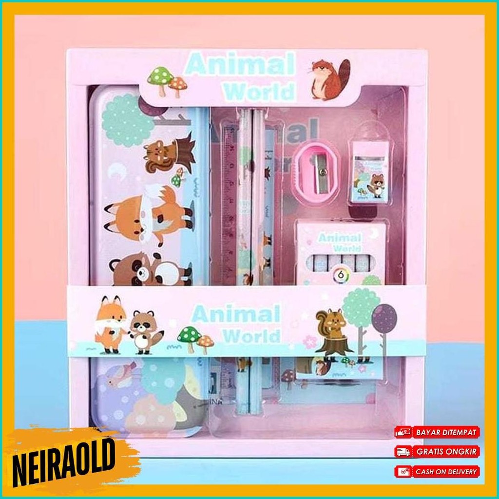 

Ofs Kotak Pensil Anak Set Stationery Untuk Hadiah Anak Sekolah Kotak Pensil Karakter Murah Stationery Alat Tulis Set Tepak Pensil Diskon