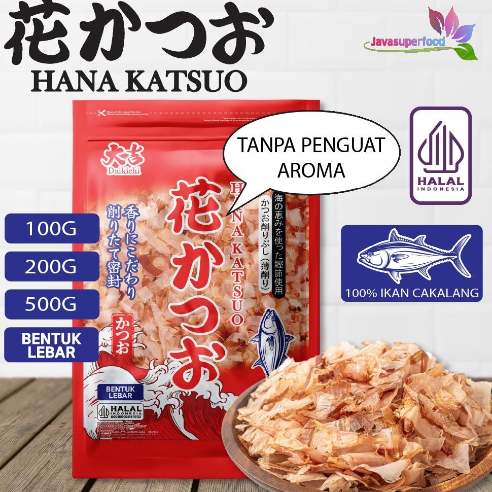 

HALAL DAIKICHI HANA KATSUOBUSHI 100G 200G & 500G KATSUOBUSHI IKAN CAKALANG BONITO FLAKES TABURAN TAKOYAKI SERUTAN IKAN CAKALANG