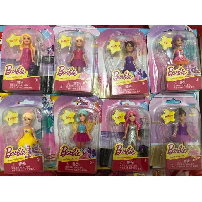 Siap Kirim Barbie Mini Mix Fairy Tale Princess Balerina Pets - Mainan Anak