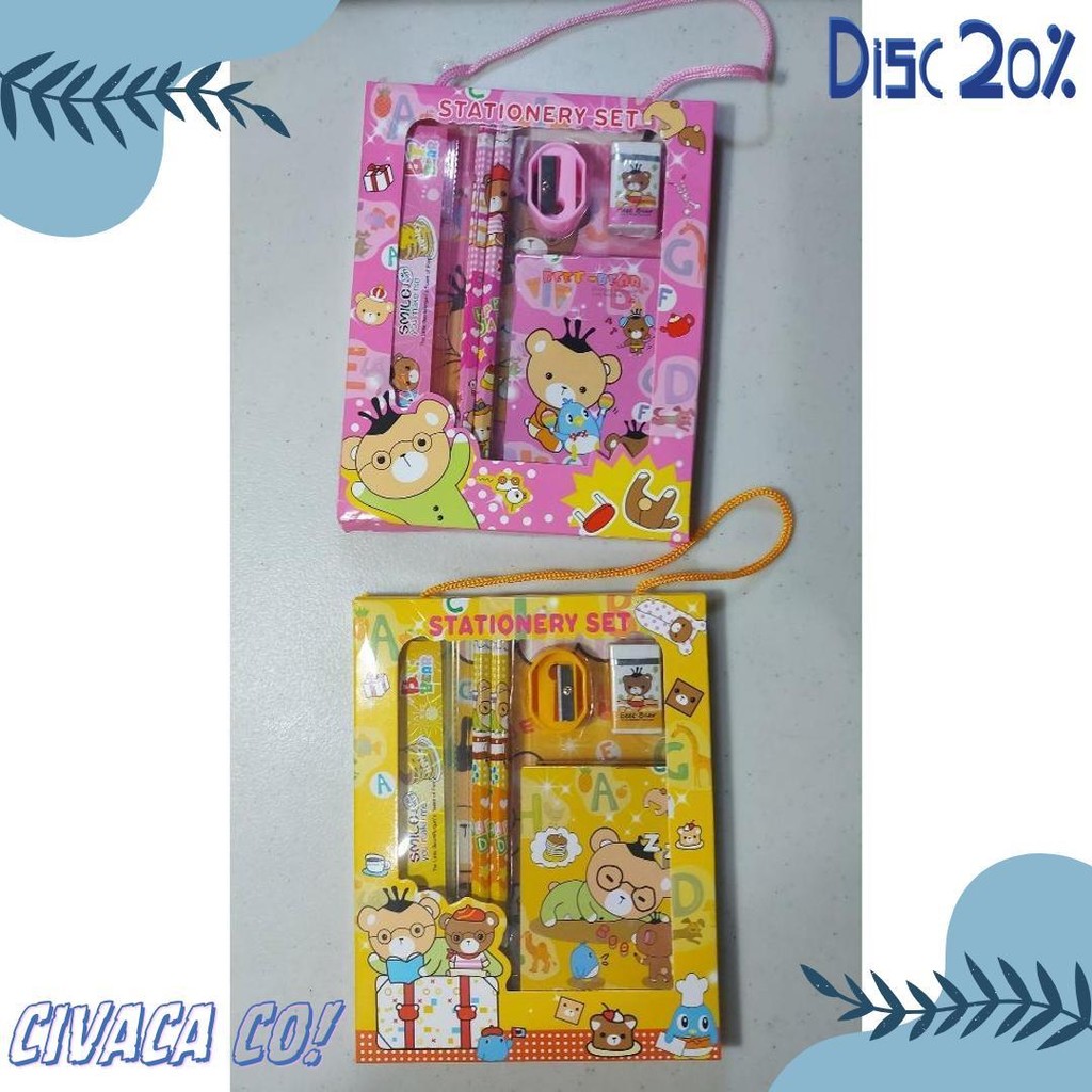 

Alat Tulis Anak Set Lengkap Kode 608 Motif Lucu Alat Tulis Sekolah Flash Sale! Diskon Hingga 70%