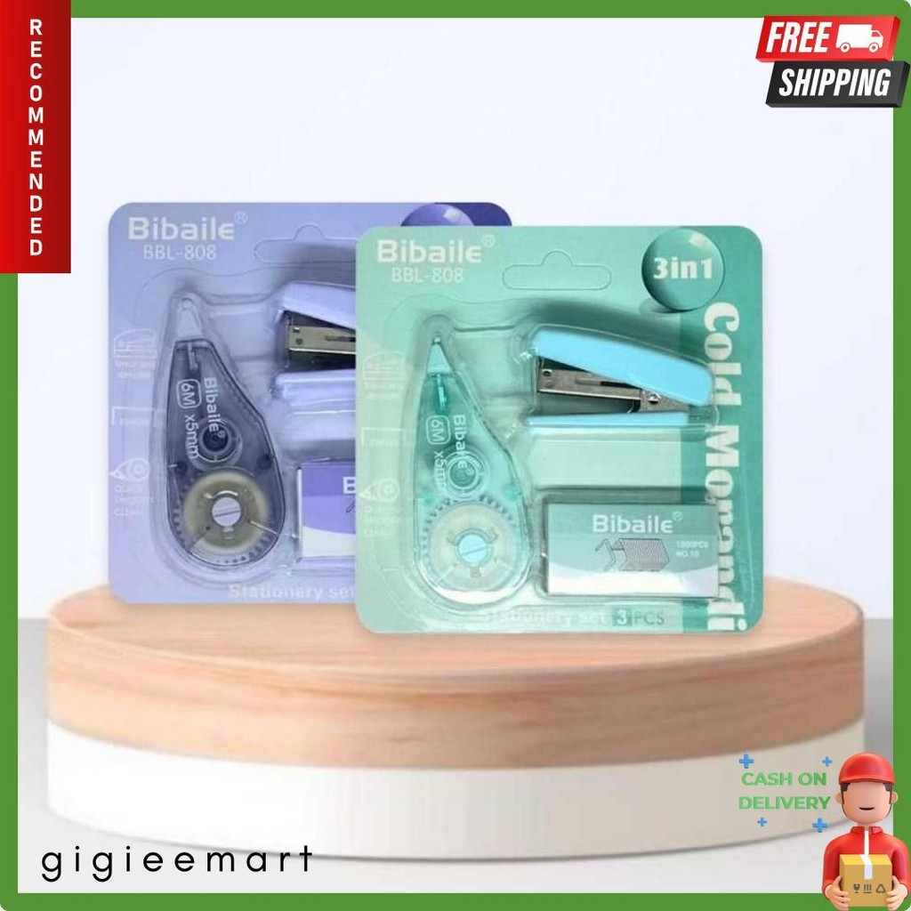 

Osm Jkt S6336 (Random) Set Correction Tape & Stapler / Set Alat Tulis Staples & Pita Koreksi / Perlengkapan Staples & Isi Staples Terlengkap Dan Termurah