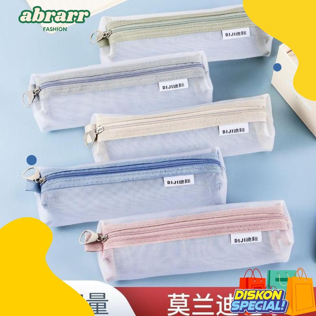 

Kotak Pensil Transparan Jaring Nilon Multifungsi Terlengkap Dan Termurah