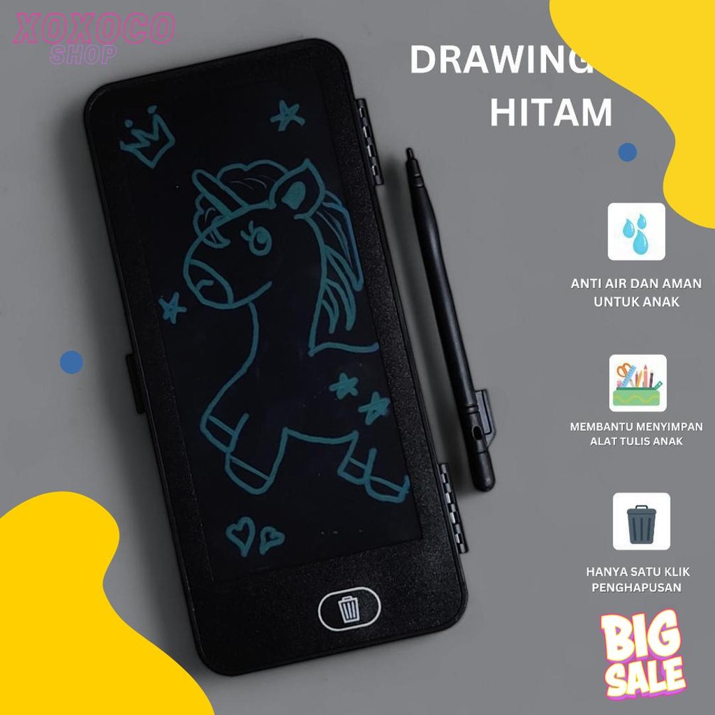 

Drawing Box Kotak Pensil Dan Papan Coret Kreatif Anak Dengan Digital Pad Edukasi Terlengkap Dan Termurah