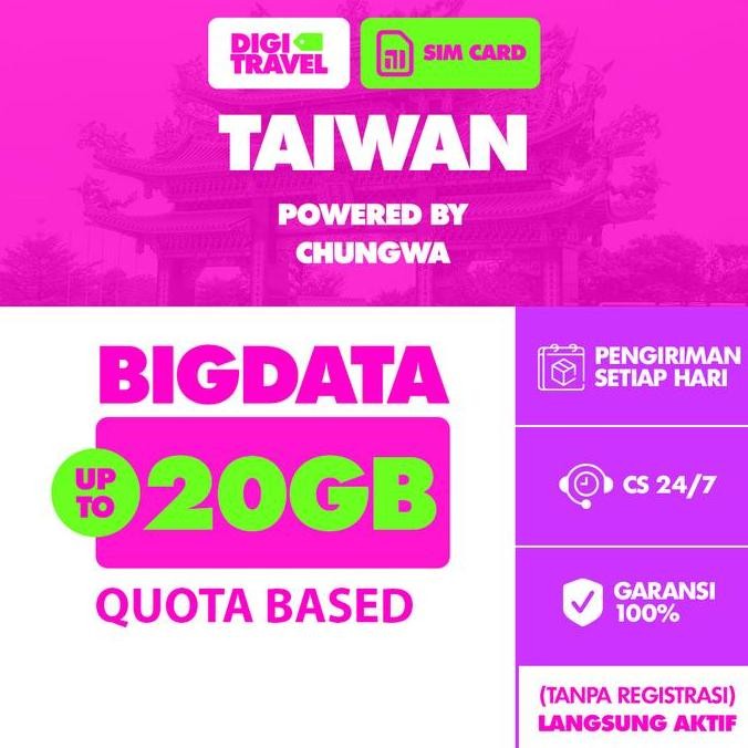 Sim Card Taiwan Taipei Kuota Besar Data Internet | Simcard Taiwan Kuota | Sim Card Simcard Roaming |