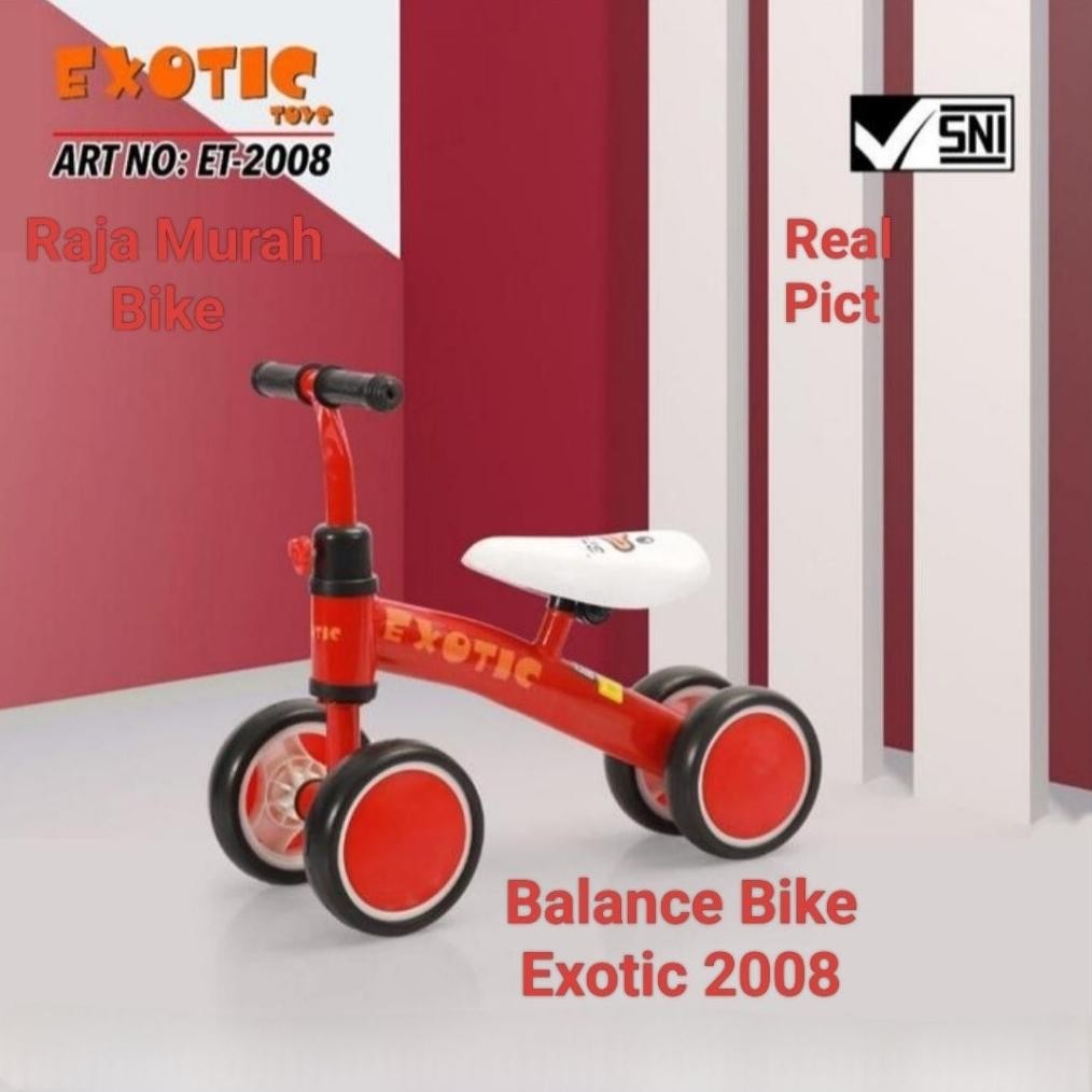 Terlaris Sepeda Anak Balance Bike Exotic 2008 Balance Bike Push Bike Exotic 2008 Sepeda Anak Balance