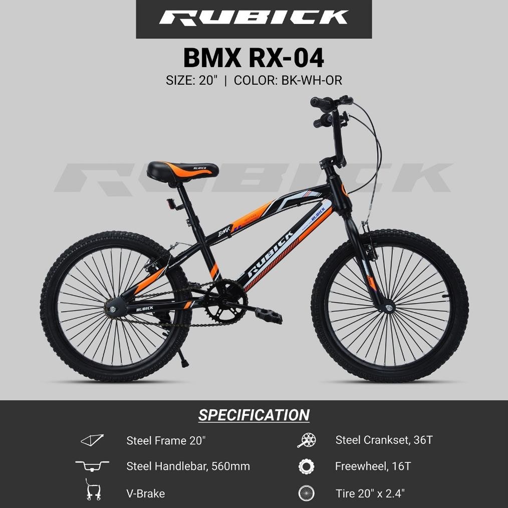 Terlaris Sepeda Anak Bmx 20 Rubick Rx 01 / Rx 04 By United Bike