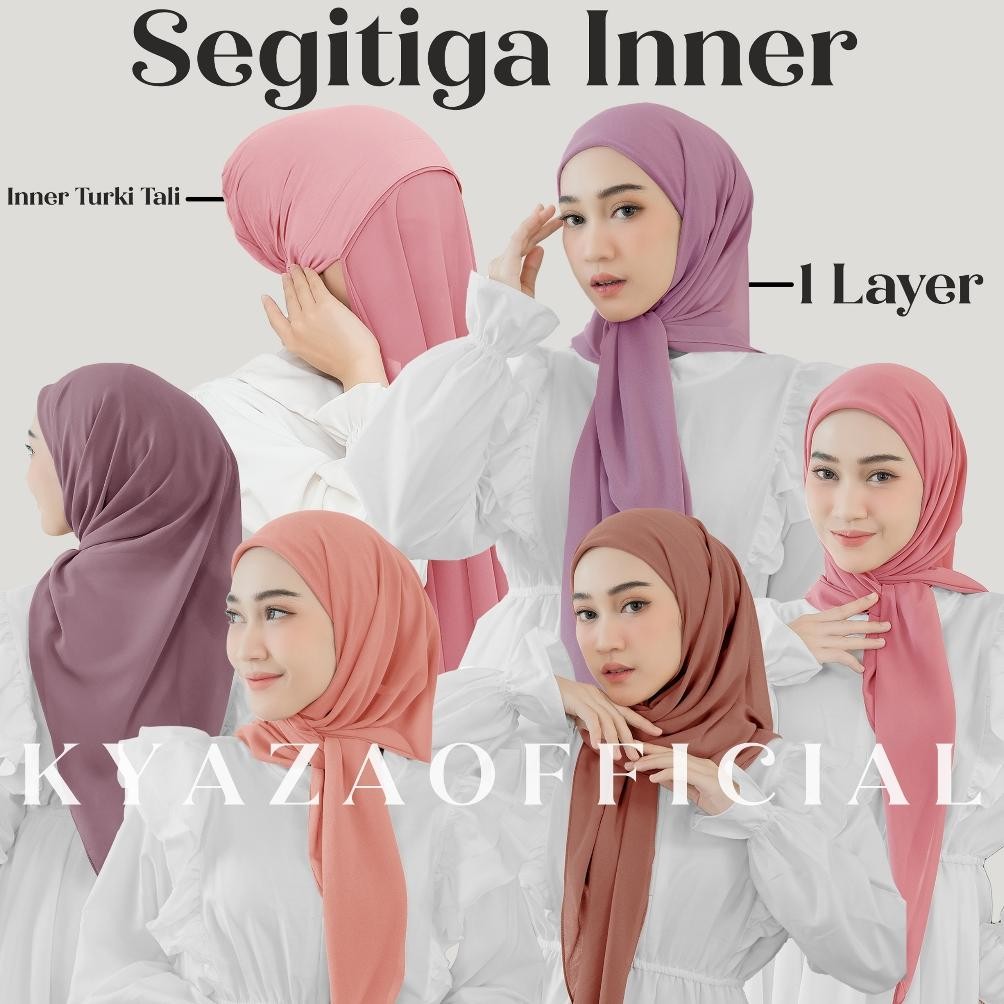 Special - - Hijab Segitiga Instan Inner 1 Layer | Segitiga Instan 1 Layer | Segi3 Inner 1 Layer | Se