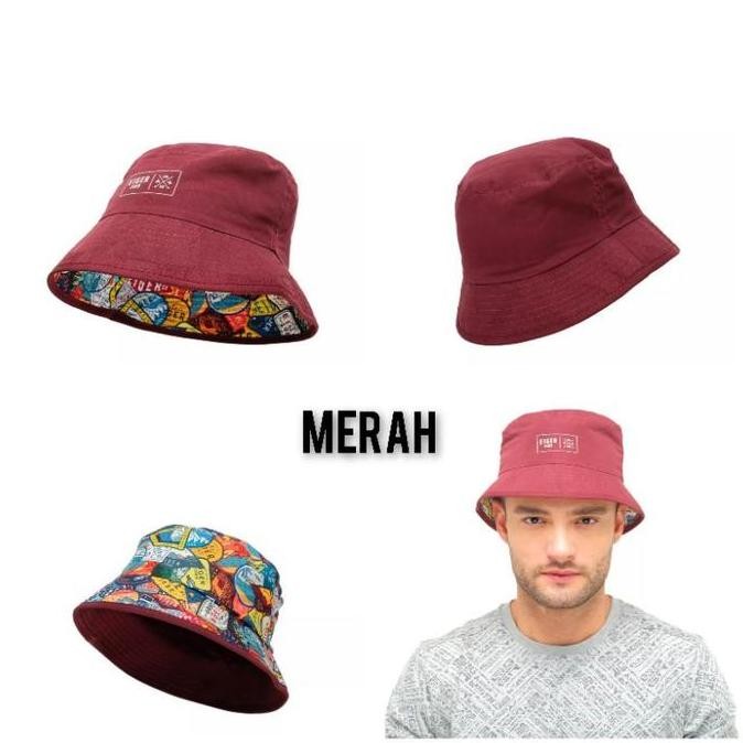 TOPI RIMBA PICNIC CAMPING TRAVELLING BUCKET FLECKEN HAT EIGER ORIGINAL FT