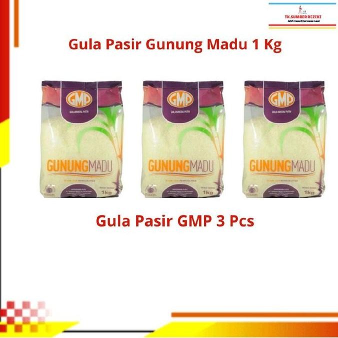 

[PAKET HEMAT ISI 3] Gula Pasir GMP Gunung Madu 1 Pcs PROMO MURAH / GMP Gula Pasir Gunung Madu 1 Pcs PROMO MURAH HS
