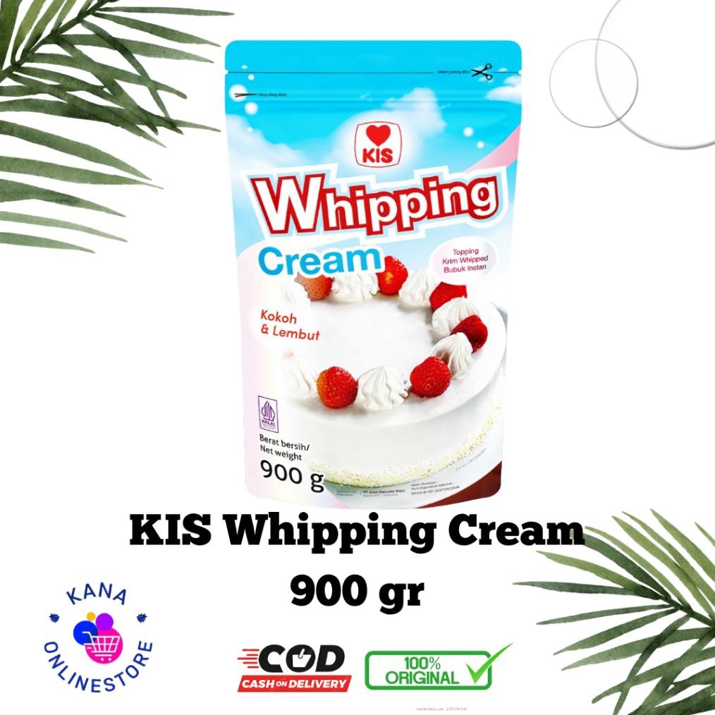 

KIS WHIPPING CREAM 900GR ---- KEMASAN BESAR Nugi