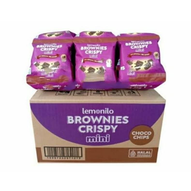 

Brownies crispy lemonilo 1 renceng isi 10buah Nugi