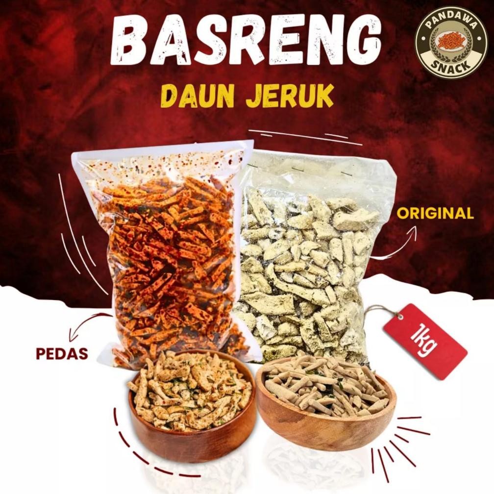 

Basreng 1kg Pedas Daun Jeruk Ori Daun Jeruk Baso Goreng Stik Nugi
