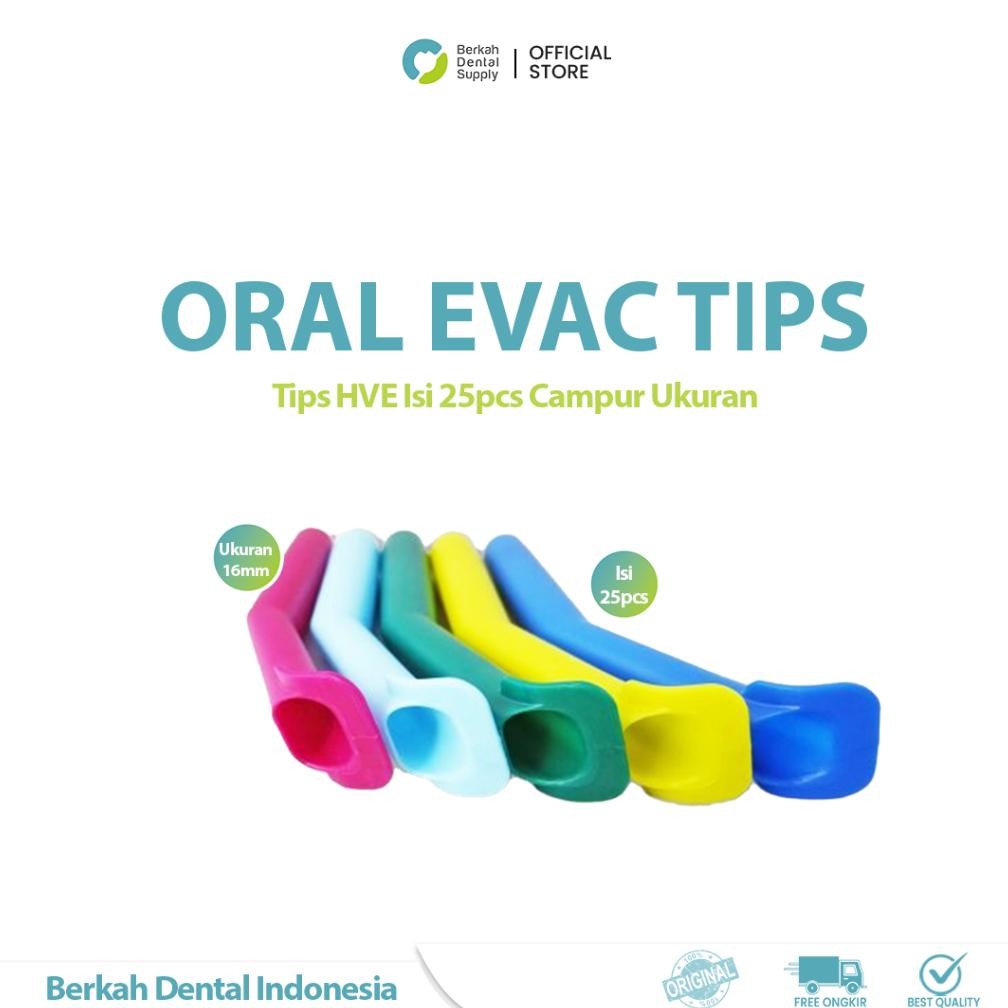 Dental Surgical Suction HVE Suction Tips HVE Isi 25pcs