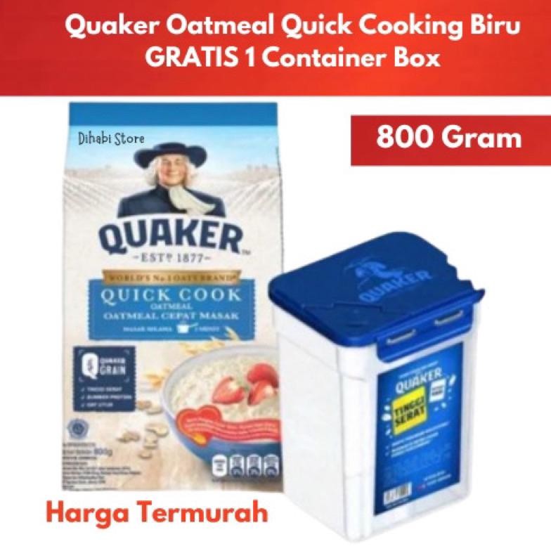 

Quaker Quick Cook Oatmeal 800gr free box kontener Nugi