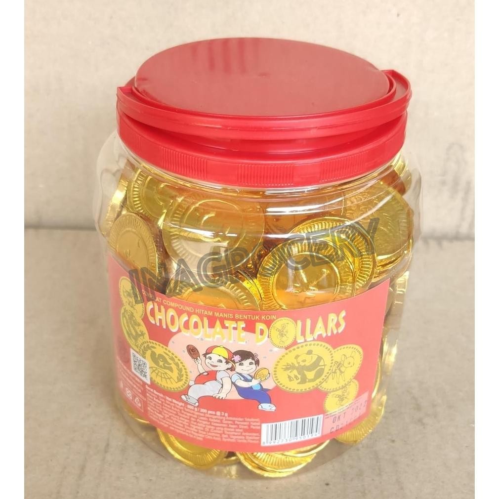 

PUSAN CHOCOLATE DOLLARS isi +/- 200PCS Nugi