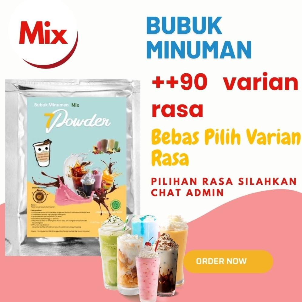 

Bubuk Minuman Rasa 1Kg 90 Varian l Bisa pilih variant Nugi