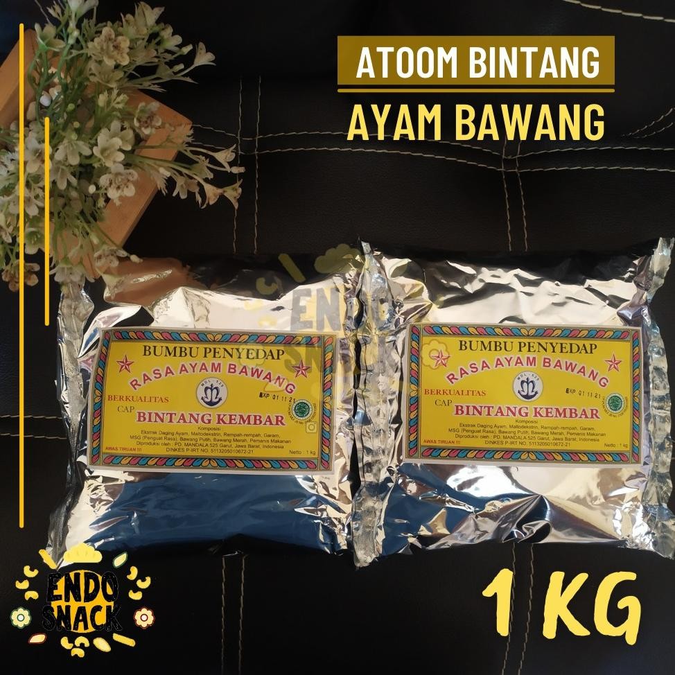 

1 KG Bumbu ATOM BINTANG MDL-525 Bumbu Penyedap Rasa Ayam Bawang Baso Aci Nugi