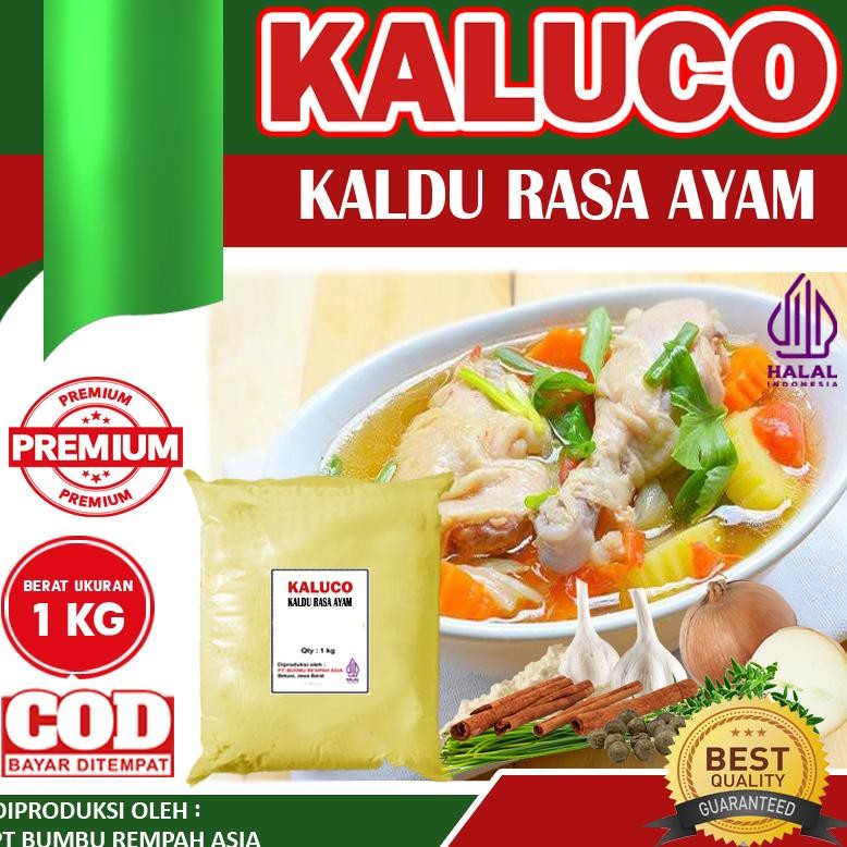 

Kaluco Kaldu Ayam Premium 1kg Nugi