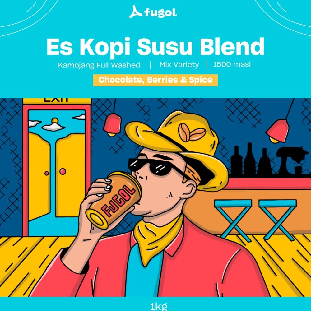 

Kopi Espresso ES KOPI SUSU Blend (1 KG) Specialty Coffee Full Arabica Nugi